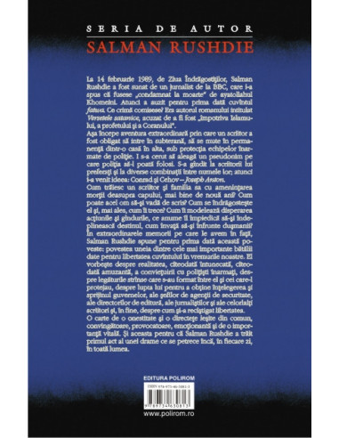 Joseph Anton: Memorii