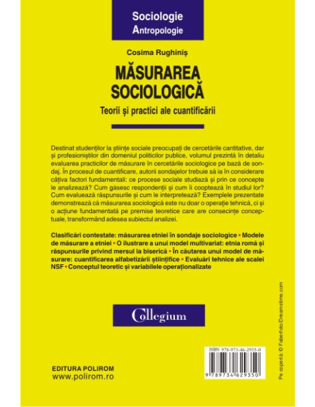 Măsurarea sociologică: Teorii și practici ale cuantificării