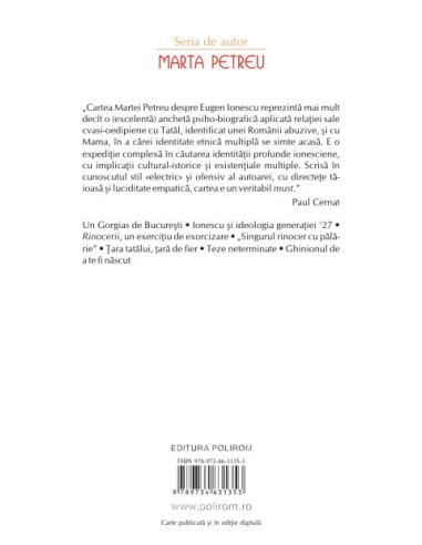 Ionescu în țara tatălui