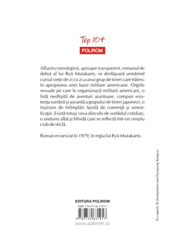 Albastru nemărginit, aproape transparent