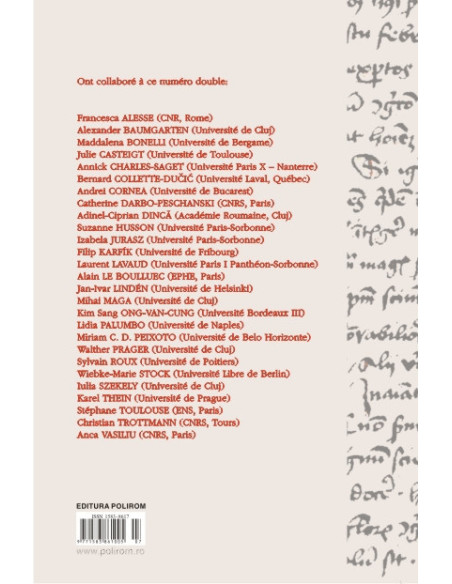 Chora. Revistă de studii antice şi medievale: filosofie, teologie, ştiinte. Nr. 9-10/2011-2012