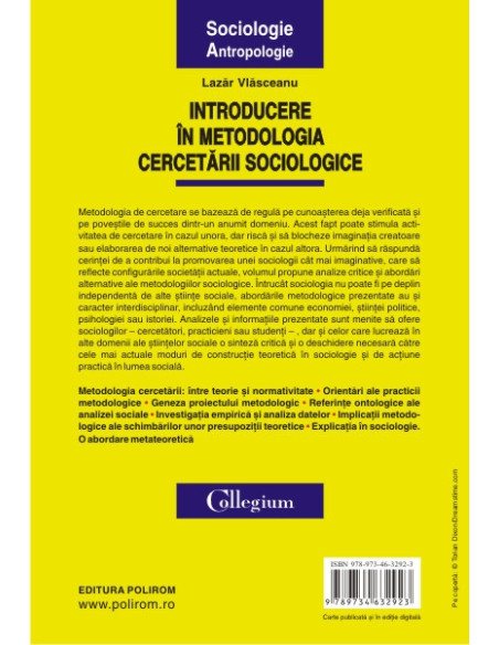 Introducere în metodologia cercetării sociologice