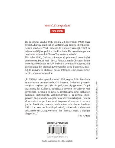 Păcatul împotriva spiritului