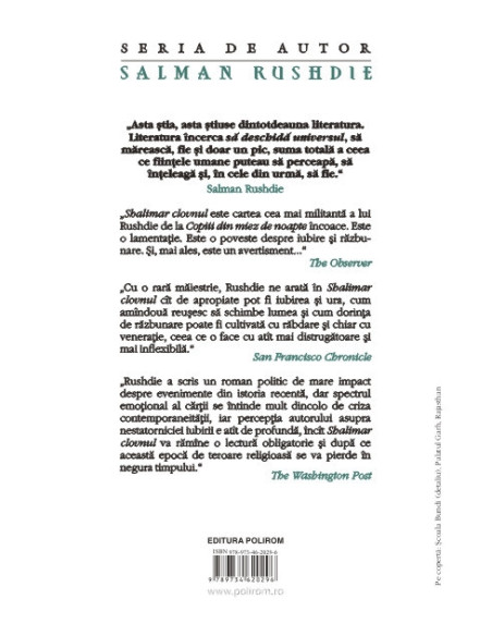 Shalimar clovnul (ediţia 2013)