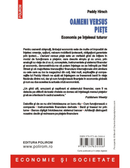 Oameni versus piețe. Economia pe înțelesul tuturor