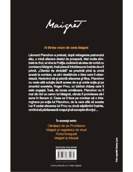 Maigret și clientul de sâmbătă