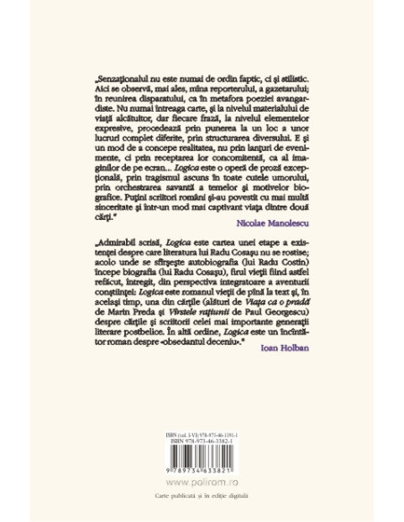 Opere V. Supraviețuirile 3. Logica