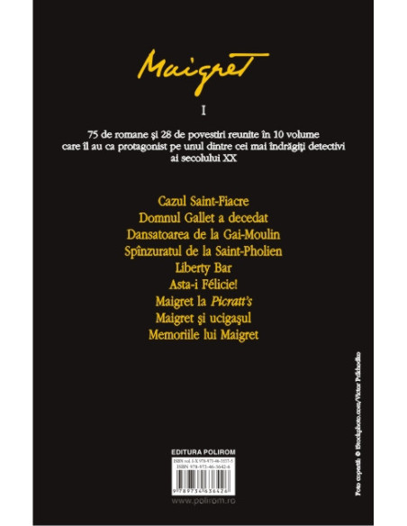 Integrala Maigret. Volumul I