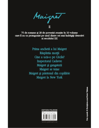 Integrala Maigret. Volumul II Integrala Maigret. Volumul II
