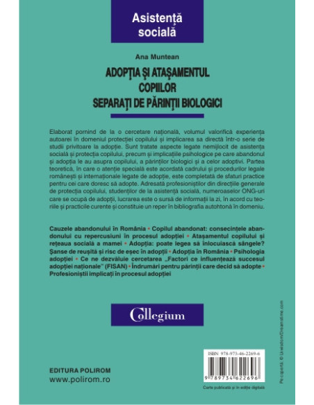 Adopția și atașamentul copiilor separați de părinții biologici