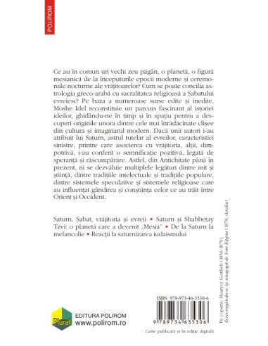 Evreii lui Saturn. Despre sabatul...