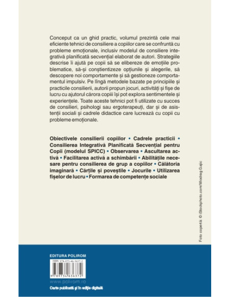Consilierea copiilor. O introducere practică