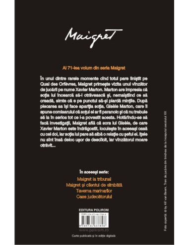 Maigret își face scrupule