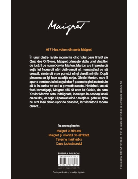 Maigret își face scrupule