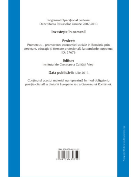Economia socială în contextul dezvoltării locale