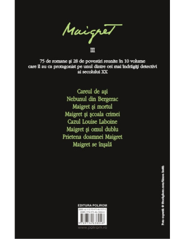 Integrala Maigret. Volumul III