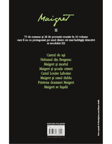 Integrala Maigret. Volumul III