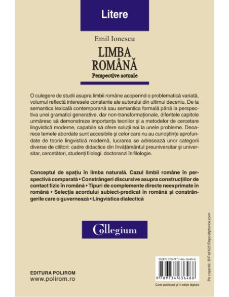 Limba română: perspective actuale