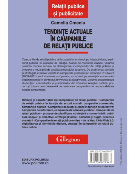 Tendinţe actuale în campaniile de relaţii publice