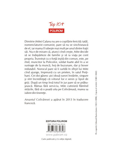 Amantul Colivăresei (ediție de buzunar)