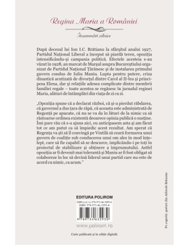 Însemnări zilnice. Volumul al X-lea...