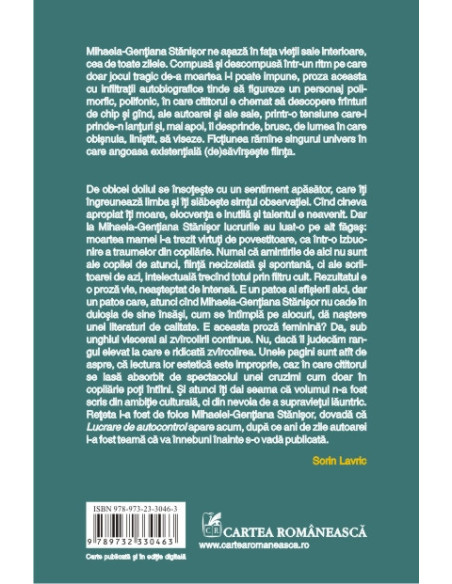 Lucrare de autocontrol