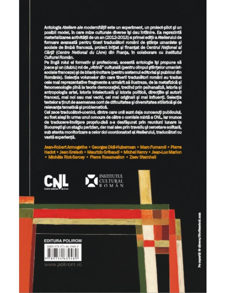 Ateliere ale modernităţii. Istorie intelectuală şi filosofie franceză contemporană