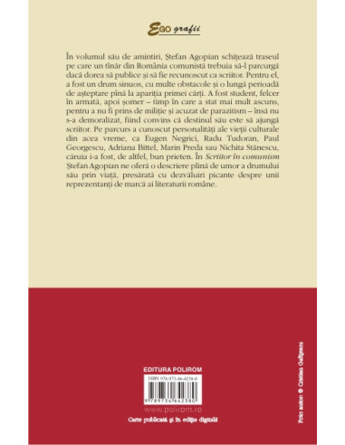 Scriitor în comunism (nişte amintiri)