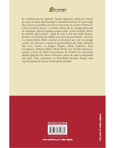 Scriitor în comunism (nişte amintiri)