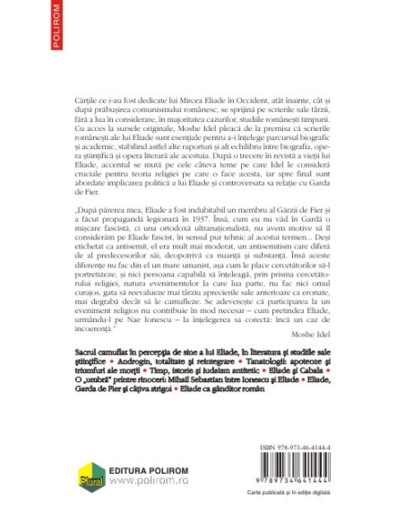 Mircea Eliade. De la magie la mit