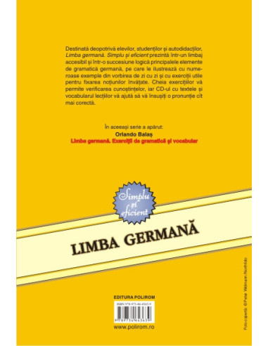 Limba germană. Simplu şi eficient Limba germană. Simplu şi eficient