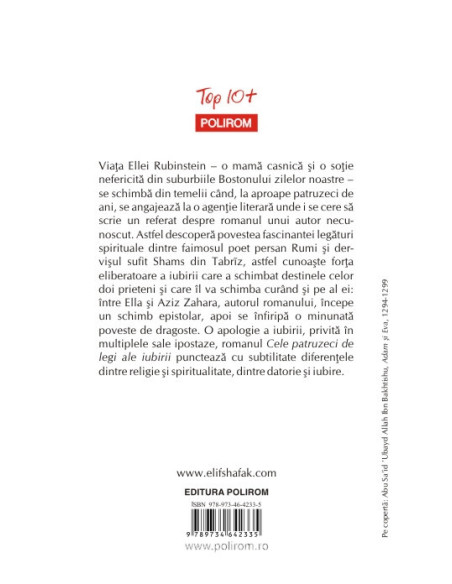 Cele patruzeci de legi ale iubirii