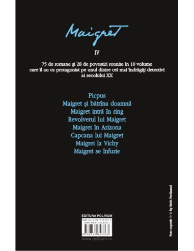 Integrala Maigret. Volumul IV Integrala Maigret. Volumul IV