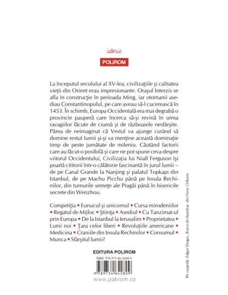 Civilizaţia. Vestul şi Restul