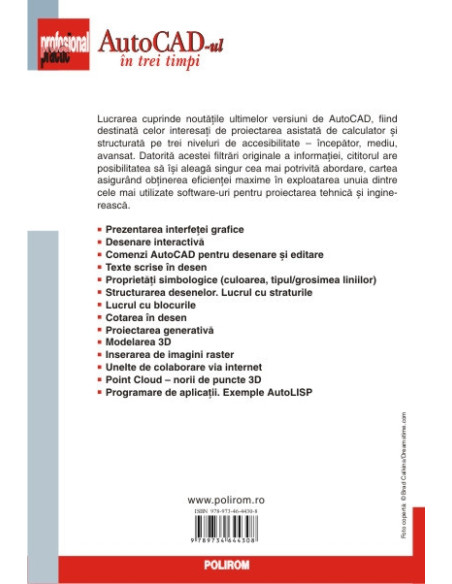 AutoCAD-ul în trei timpi. Inițiere, utilizare, performanță