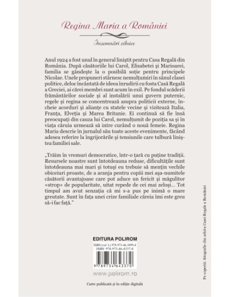 Însemnări zilnice. Volumul al VI-lea (1 ianuarie-31 decembrie 1924)