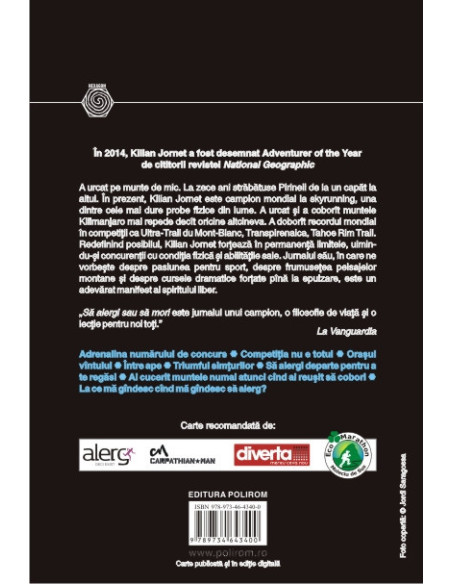 Să alergi sau să mori. Jurnalul unui campion