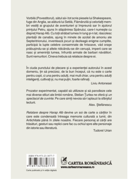 Relatare despre Harap Alb