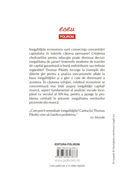 Economia inegalităţilor (ediţie de buzunar)