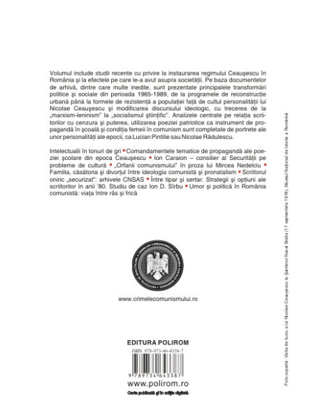 Politică și societate în epoca Ceaușescu