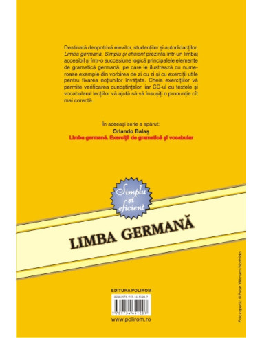 Limba germană. Simplu şi eficient Limba germană. Simplu şi eficient