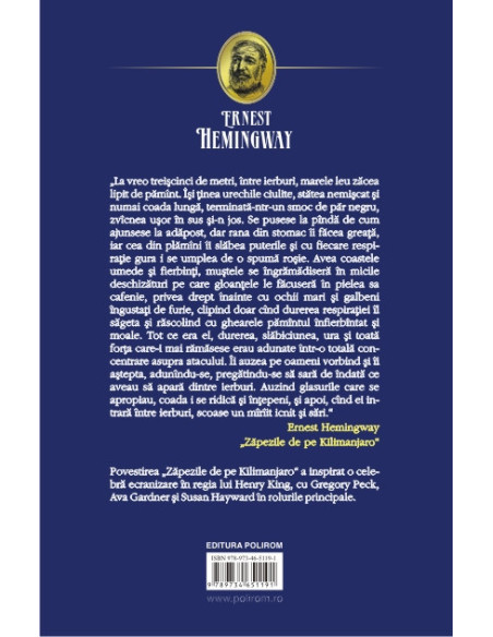 Zăpezile de pe Kilimanjaro și alte povestiri