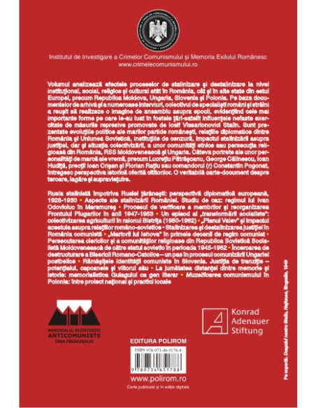 Stalinizare și destalinizare. Evoluții instituționale și impact social