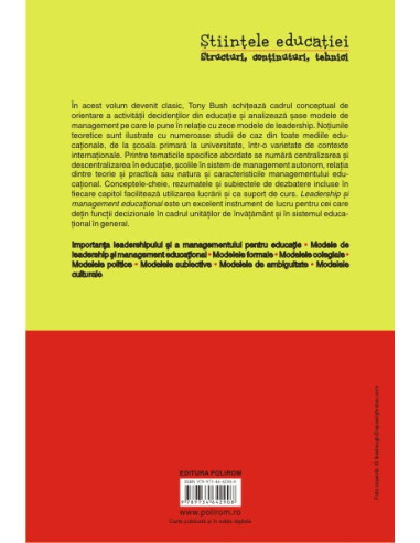 Leadership şi management educaţional