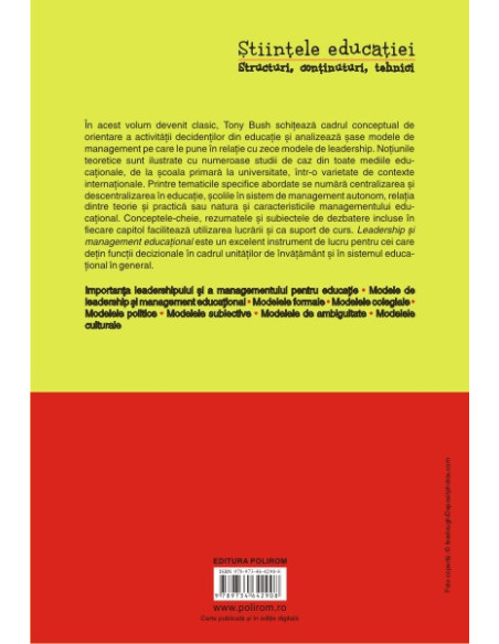 Leadership şi management educaţional