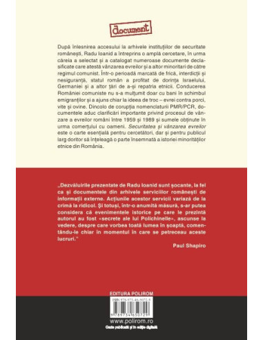 Securitatea și vânzarea evreilor....