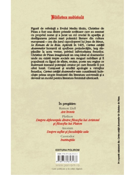 Cartea cetății doamnelor