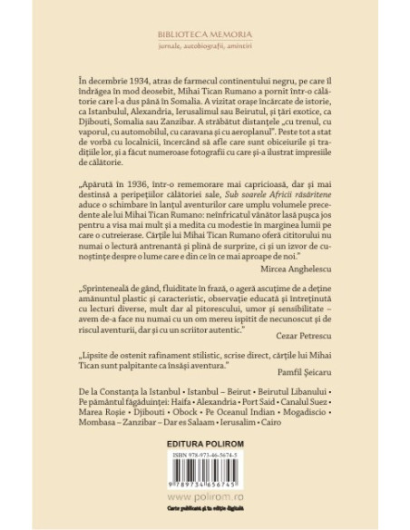 Sub soarele Africii răsăritene