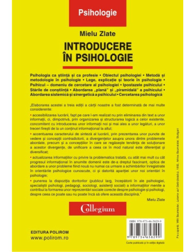 Introducere în psihologie Introducere în psihologie