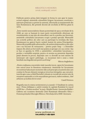Amintirile colonelului Lăcusteanu